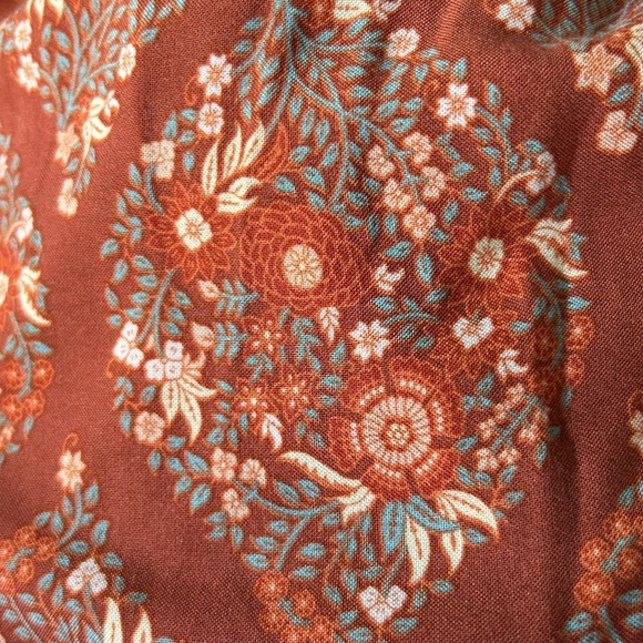 IRIS MAXI smocked midi dress boho prairie puff sleeve off the shoulder  Size XS - Picture 4 of 8